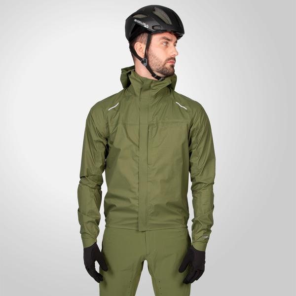 endura Men's GV500 Waterproof Jacket - Olive Green