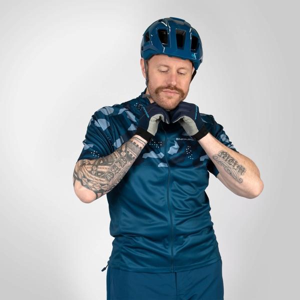 Endura Men's Hummvee Ray S/S Jersey - Blueberry