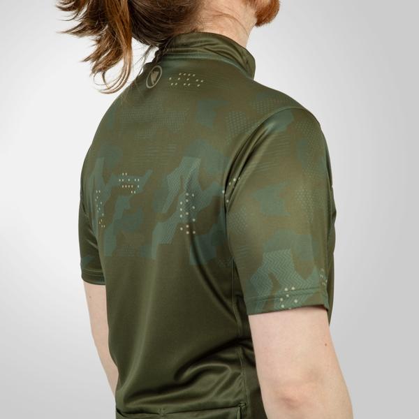 Endura Men's Hummvee Ray S/S Jersey - Olive Green