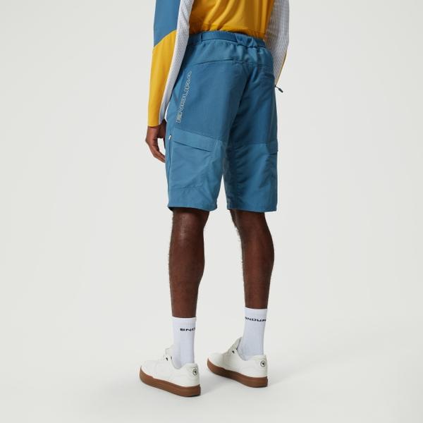 Endura Men's Hummvee Shorts (With Liner) - Blue Steel