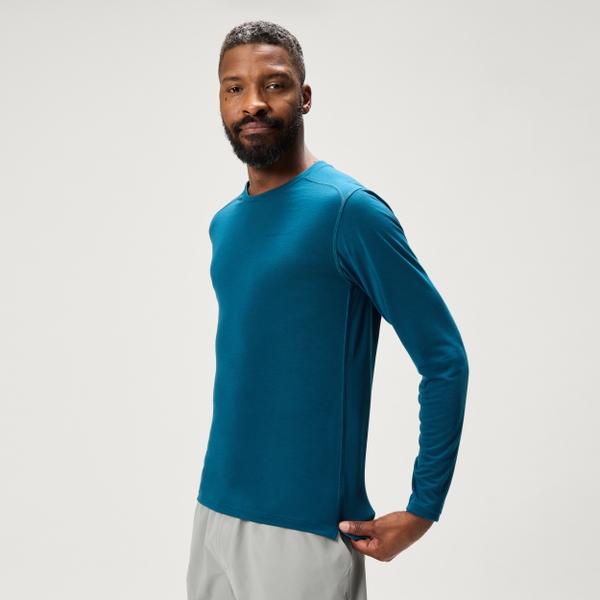 Endura Men's Loop L/S Tech Tee - Barra Blue