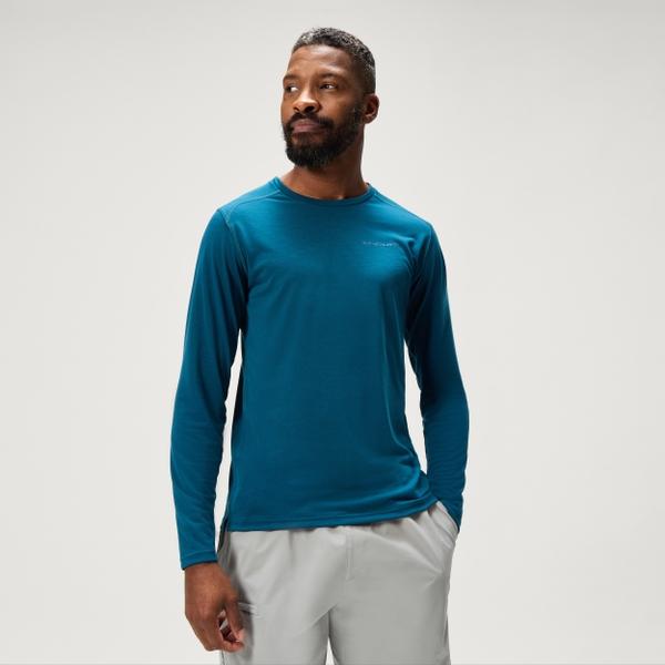 endura Men's Loop L/S Tech Tee - Barra Blue