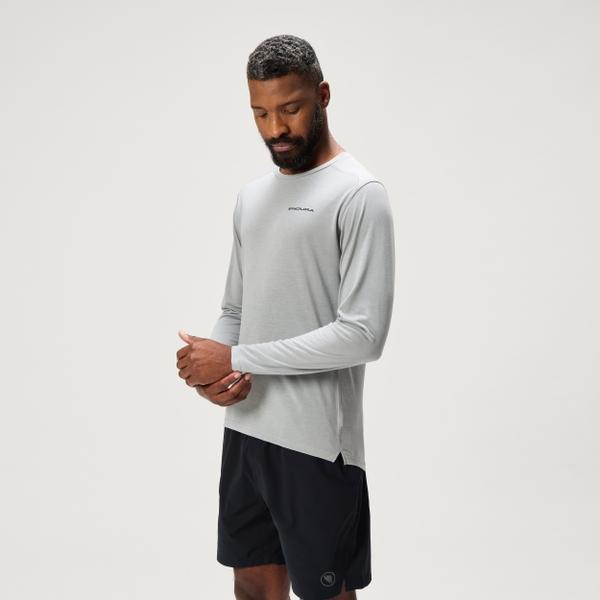 Endura Men's Loop L/S Tech Tee - Dreich Grey