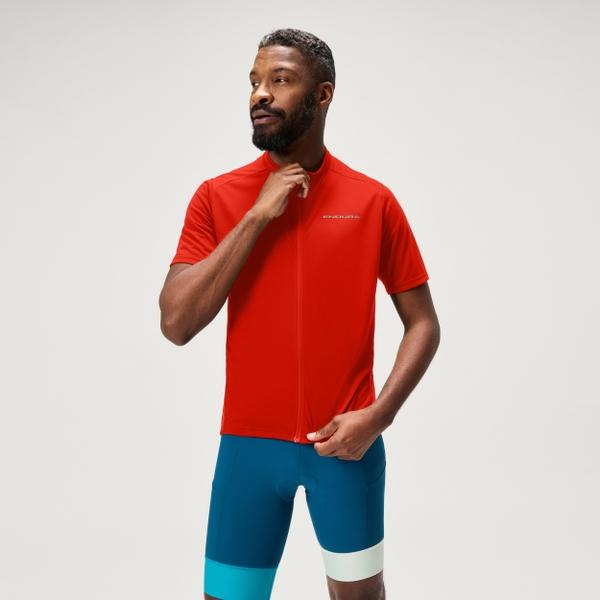 endura Men's Loop S/S Zipped Jersey - Flame Red