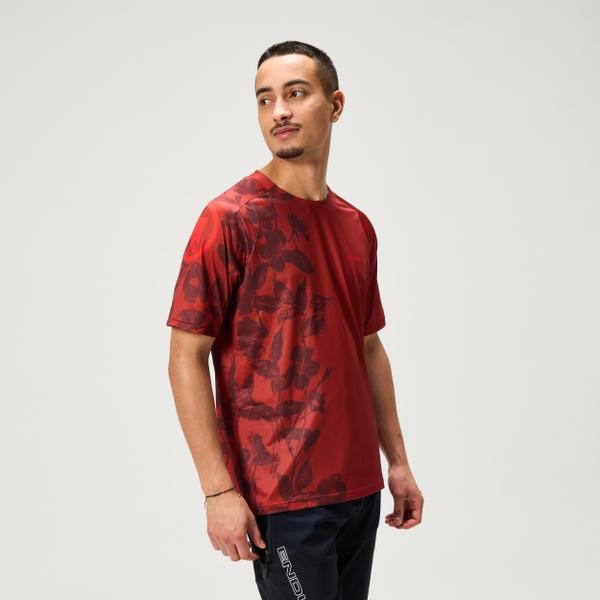 Endura Men's Ltd Botanic Print S/S Tee - Brick