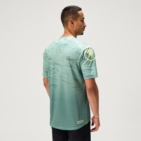 Endura Men's Ltd Marble Print S/S Tee - Loch Green