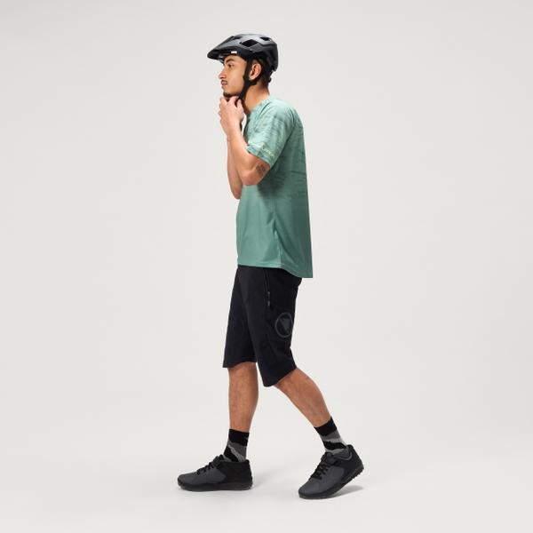 Endura Men's Ltd Marble Print S/S Tee - Loch Green