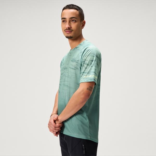 Endura Men's Ltd Marble Print S/S Tee - Loch Green