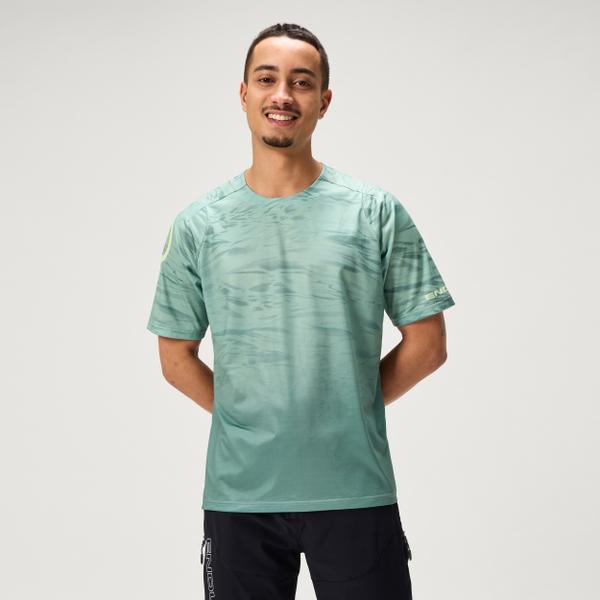 endura Men's Ltd Marble Print S/S Tee - Loch Green