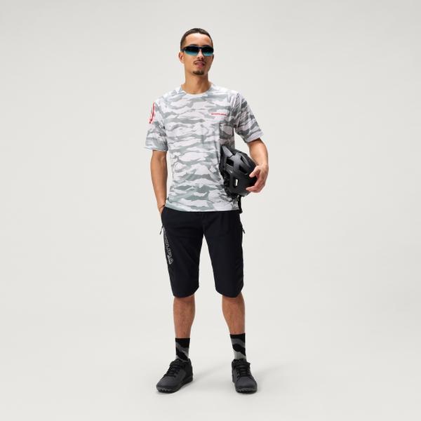 Endura Men's Ltd Mountain Camo S/S Tee - Haar Grey