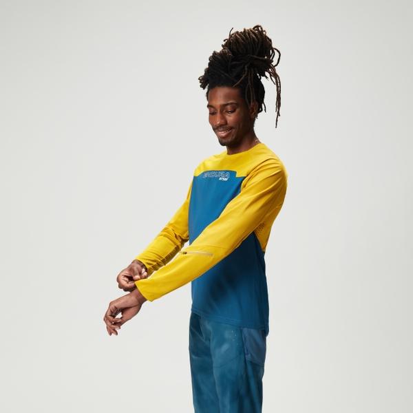 Endura Men's MT500 Burner L/S Jersey - Blue Steel