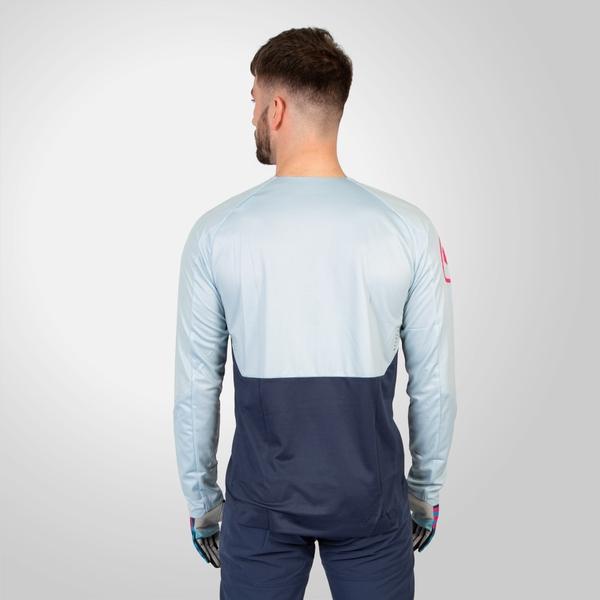 Endura Men's MT500 Burner L/S Jersey - Ink Blue