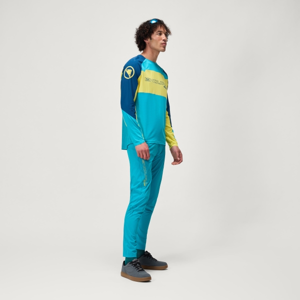 Endura Men's MT500 Burner Lite L/S Tee - Blueberry