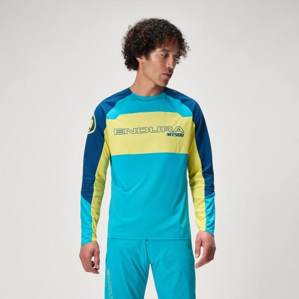endura Men's MT500 Burner Lite L/S Tee - Blueberry