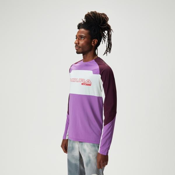 Endura Men's MT500 Burner Lite L/S Tee - Thistle