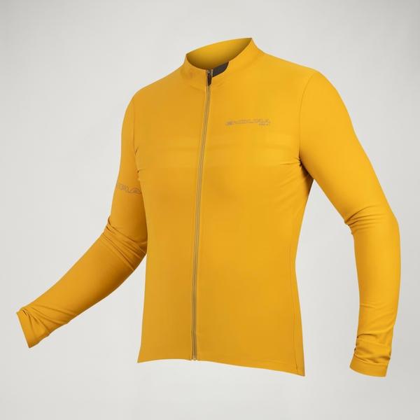 Endura Men's Pro SL L/S Jersey II - Mustard Yellow