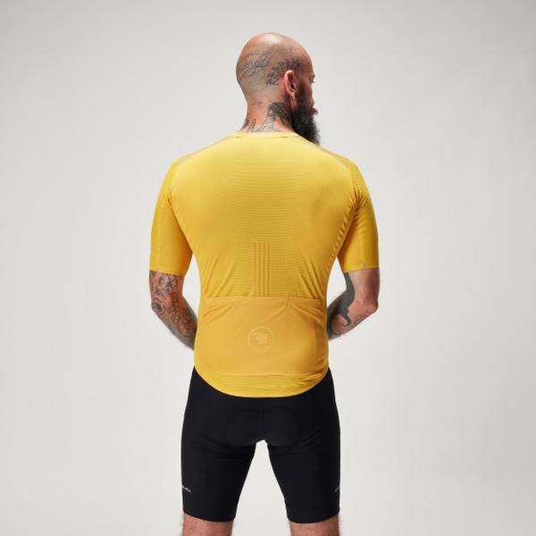 Endura Men's Pro SL Race S/S Jersey - Mustard Yellow