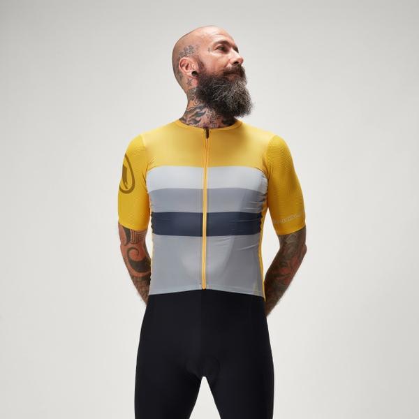 endura Men's Pro SL Race S/S Jersey - Mustard Yellow