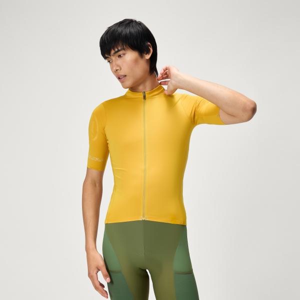 endura Men's Pro SL S/S Jersey - Mustard Yellow