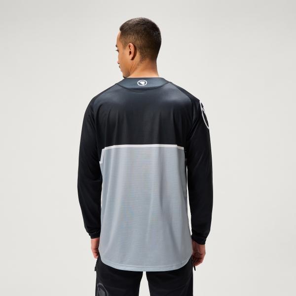 Endura Men's SingleTrack Core Print L/S Tee - Black