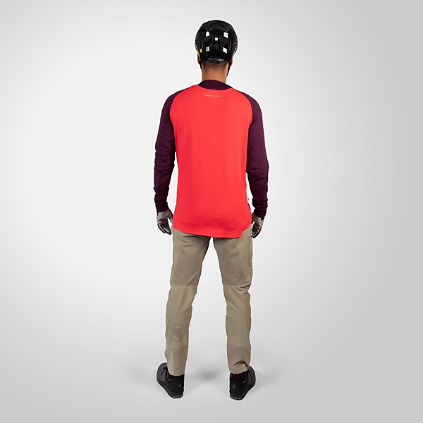 Endura Men's SingleTrack Fleece - Aubergine