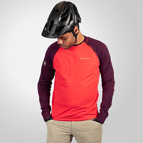 endura Men's SingleTrack Fleece - Aubergine