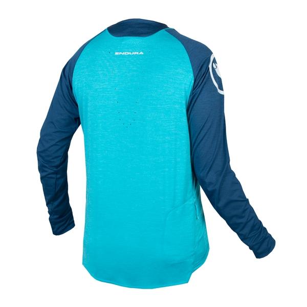 Endura Men's SingleTrack L/S Jersey - Atlantic