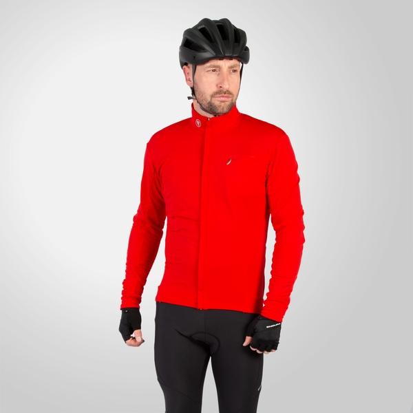 Endura Men's Xtract Roubaix L/S Jersey - Red