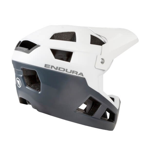 Endura SingleTrack Full Face Helmet - White