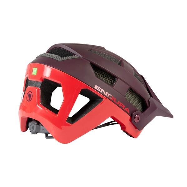 Endura SingleTrack Helmet - Pomegranate