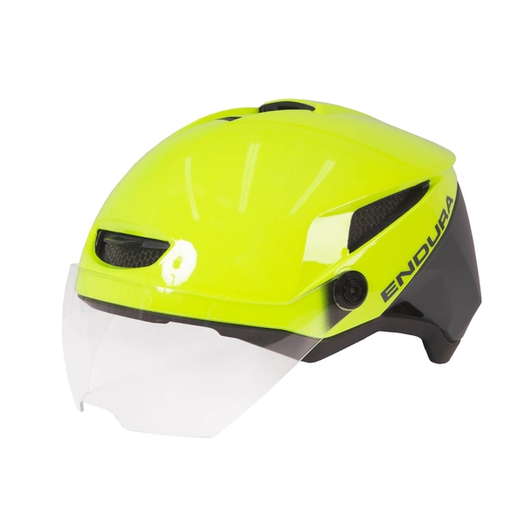 endura SpeedPedelec Visor Helmet - Hi-Viz Yellow