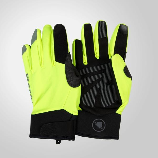Endura Strike Waterproof Gloves - Bright Yellow