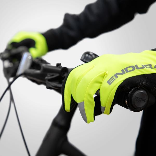 Endura Strike Waterproof Gloves - Bright Yellow