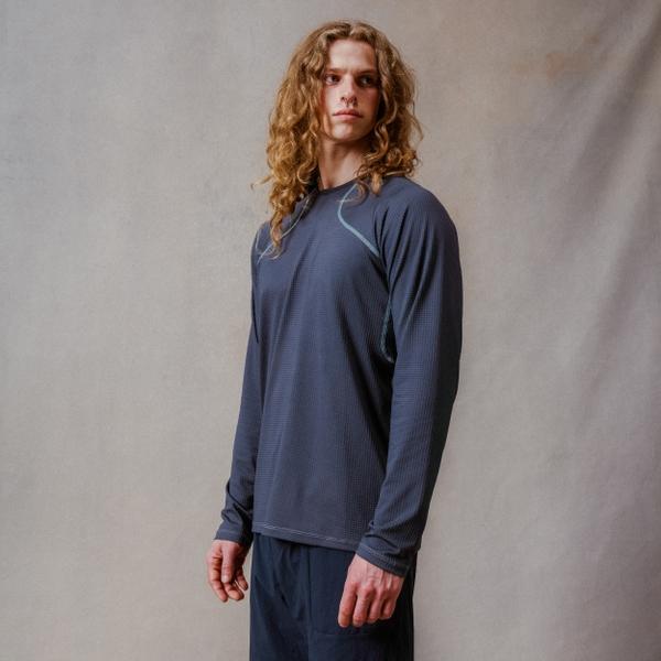 Endura Unisex Corner L/S Tee - Ombre Blue