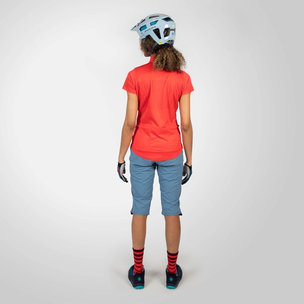 Endura Women's Hummvee Ray S/S Jersey - Pomegranate