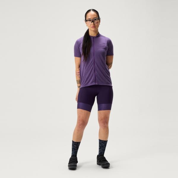 Endura Women's Loop S/S Zipped Jersey - Heather