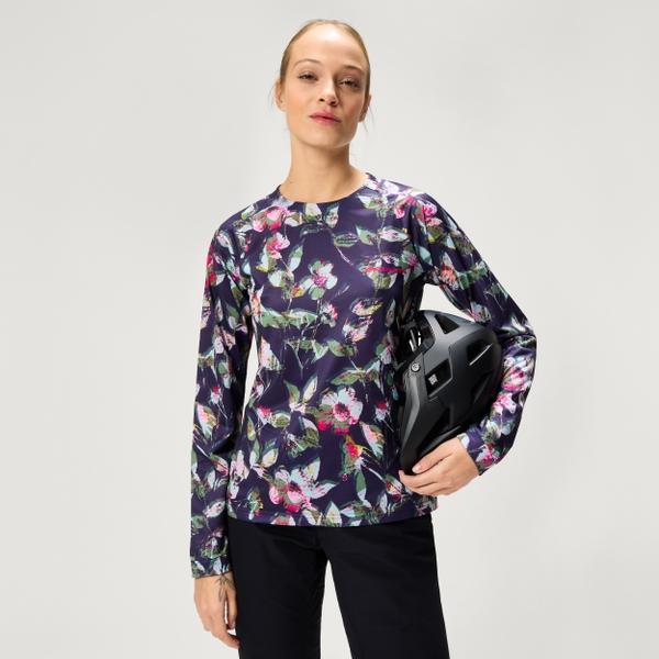 Endura Women's Ltd Floral L/S Tee - Bramble