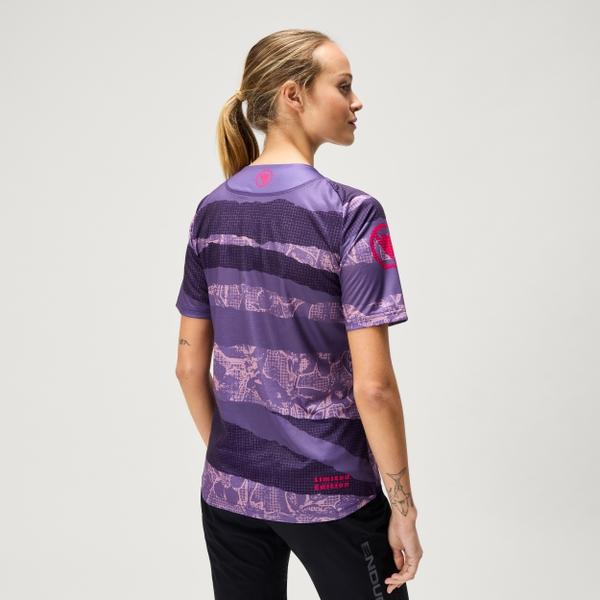 Endura Women's Ltd Patchwork S/S Tee - Bramble
