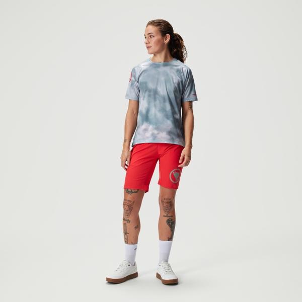 Endura Women's Ltd Pixel Cloud S/S Tee - Dreich Grey