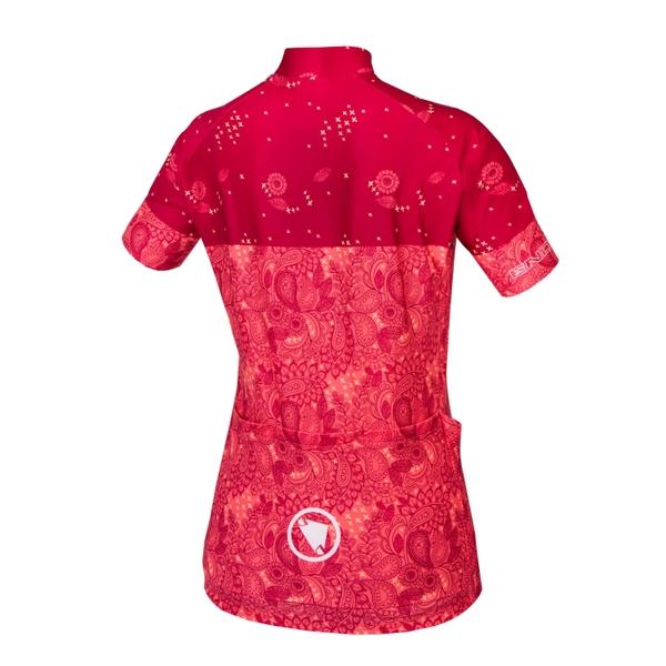 Endura Women's Paisley S/S Jersey LTD - Berry