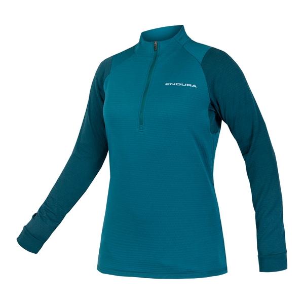 endura Women's SingleTrack Fleece - Deep Teal