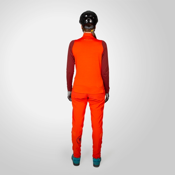 Endura Women's SingleTrack Fleece - Paprika