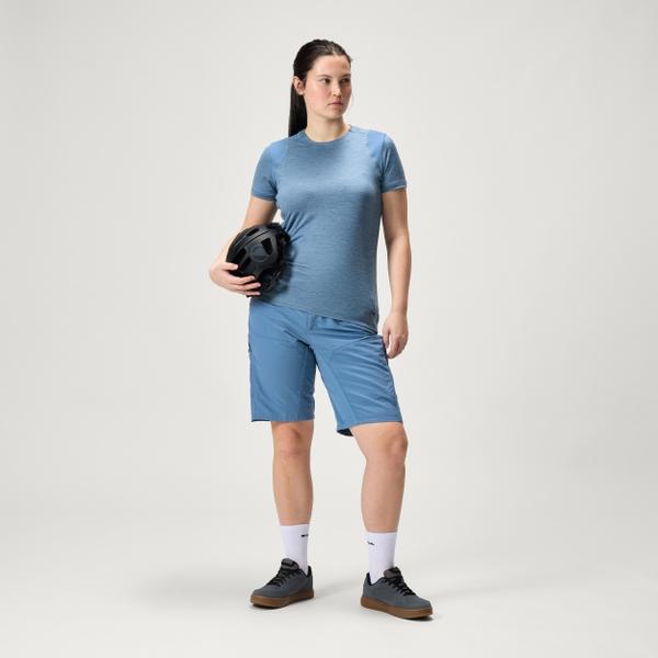 Endura Women's SingleTrack S/S Jersey - Blue Steel