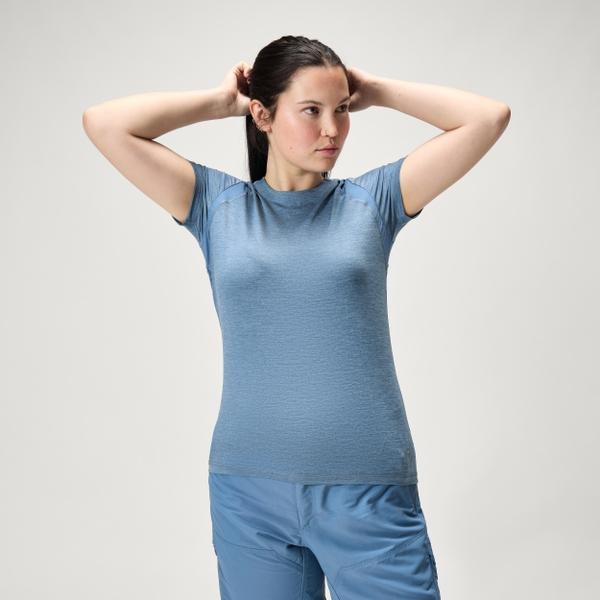 endura Women's SingleTrack S/S Jersey - Blue steel