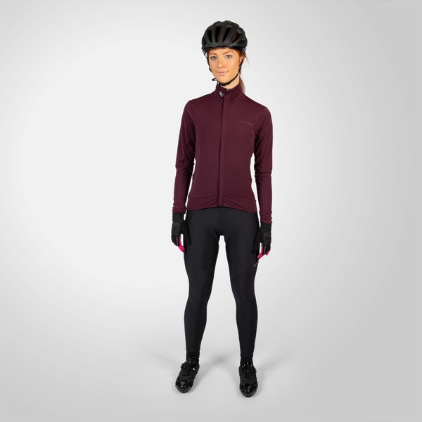 Endura Women's Xtract Roubaix L/S Jersey - Aubergine