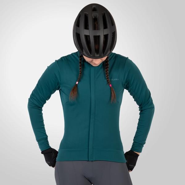 endura Women's Xtract Roubaix L/S Jersey - Deep Teal