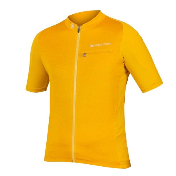 endura Men's GV500 Reiver S/S Jersey - Mustard Yellow