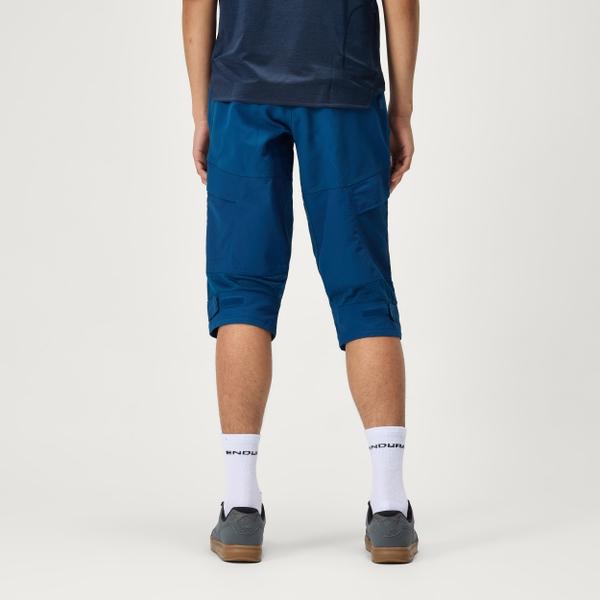 Endura Men's Hummvee 3/4 Shorts (With Liner) - Blueberry
