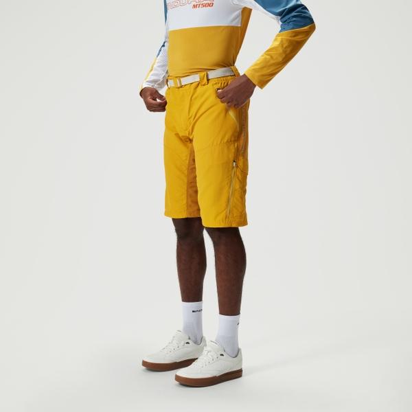 Endura Men's Hummvee Shorts (With Liner) - Mustard Yellow