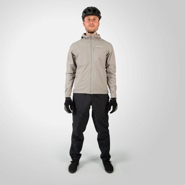 Endura Men's Hummvee Waterproof Hooded Jacket - Fossil